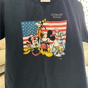 Disney Kids Black Graphic T-Shirt